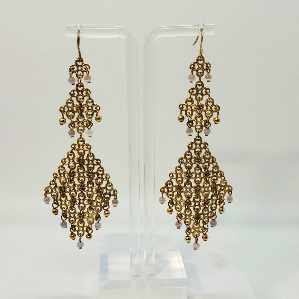 "Chain maile" earrings
